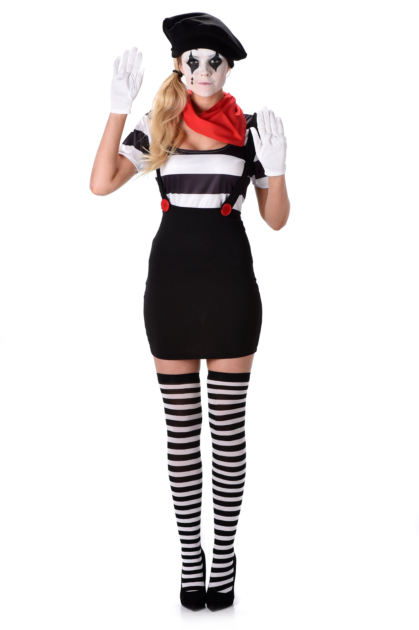 Women's Mime Girl Costume