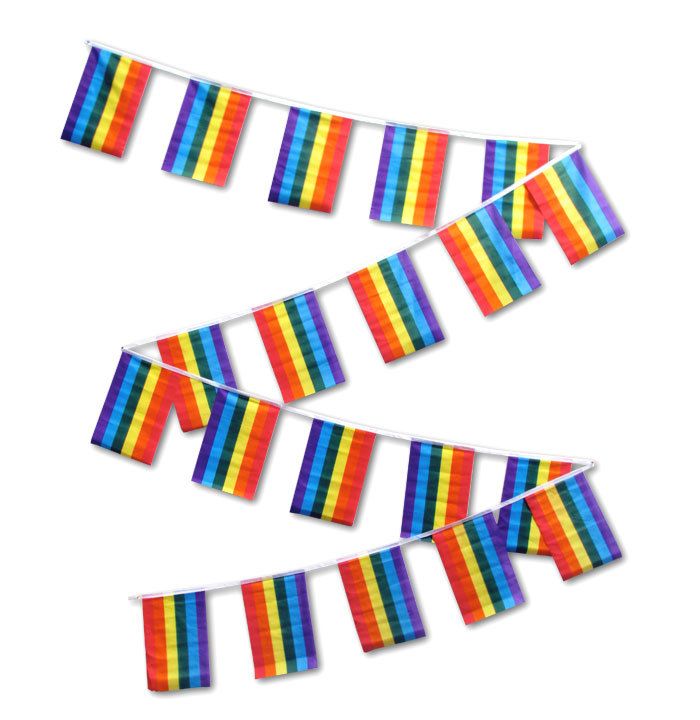 Rainbow String Flag Set (30Ft.)