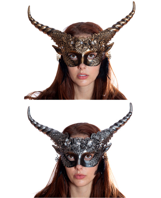 Horned Venetian Mask