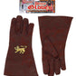 Deluxe Medieval Gloves: Brown