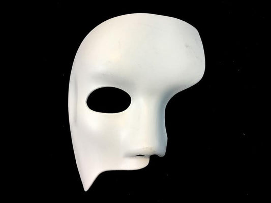 Plastic Phantom Mask: White