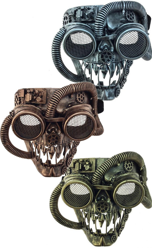Steampunk Full Face Skull Mask - Assortment