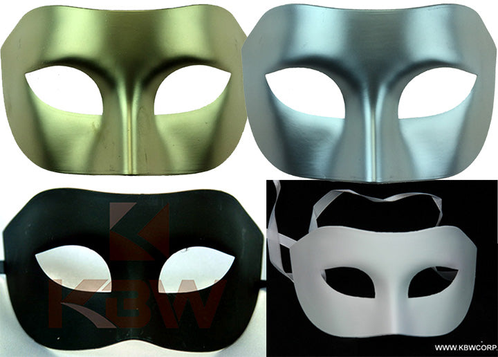 Male Masquerade Mask - Gold