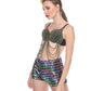 Sequin Stretchy Shorts: Mardi Gras - O/S