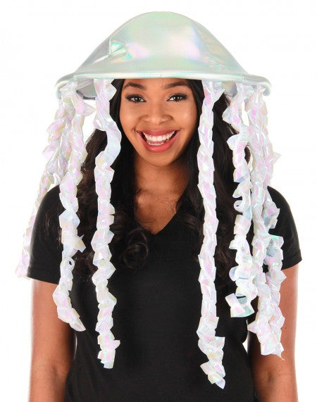 Elope Holographic Jellyfish Plush Hat