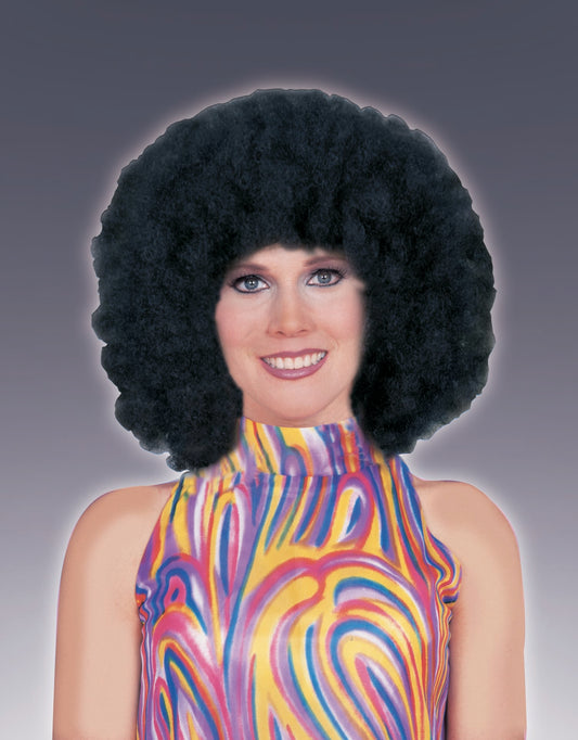 60’s Jumbo Afro Wig: Black