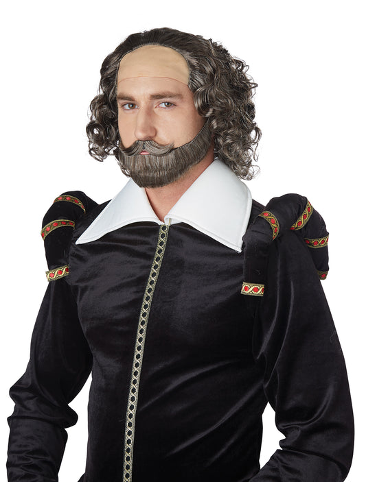 Shakespeare Wig: Gray