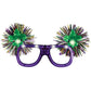 Mardi Gras Light-Up Pom Pom Glasses