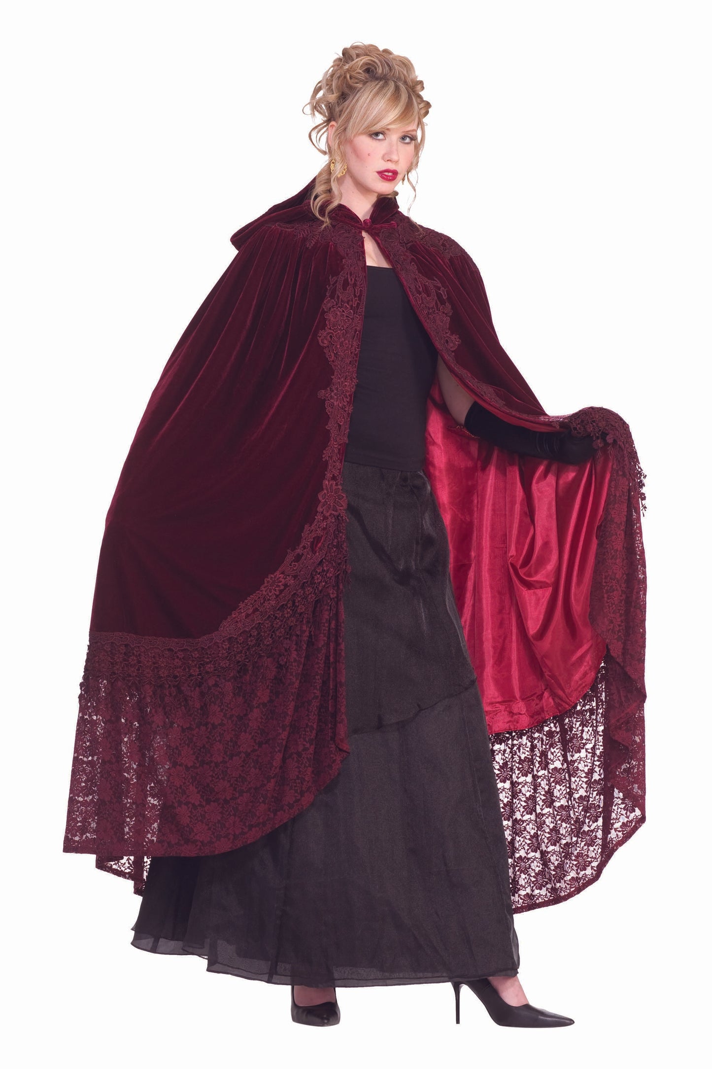 56" Victorian Cape w/ Lace