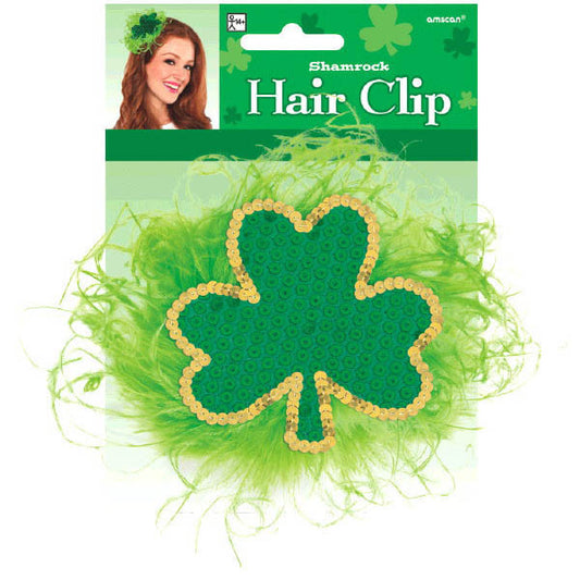 Giant Shamrock Hair Clip