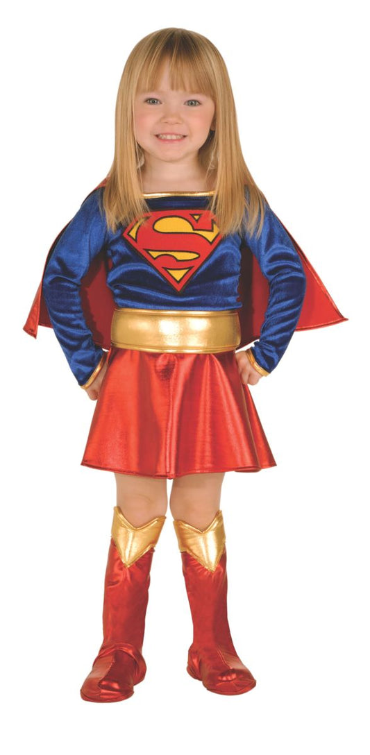 Classic Deluxe Supergirl Costume - Toddler