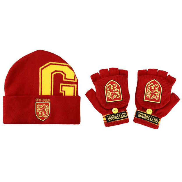 Gryffindor Beanie & Glomitts Combo (Harry Potter)