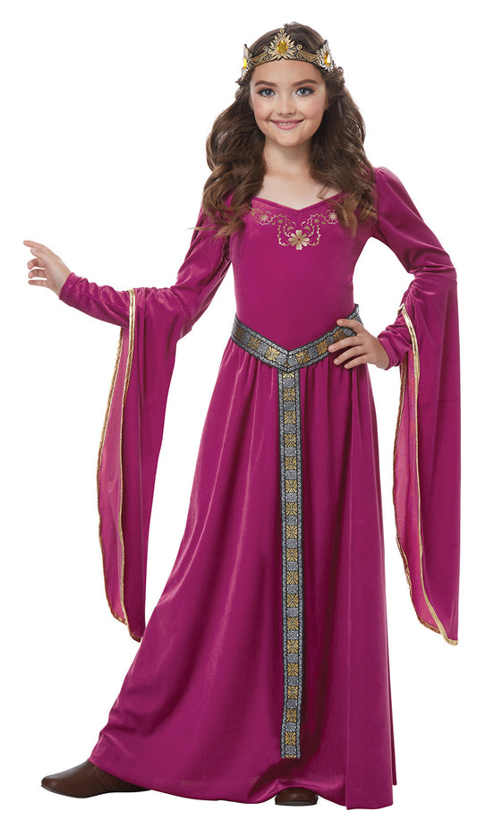 Girl's Medieval Princess: Purple