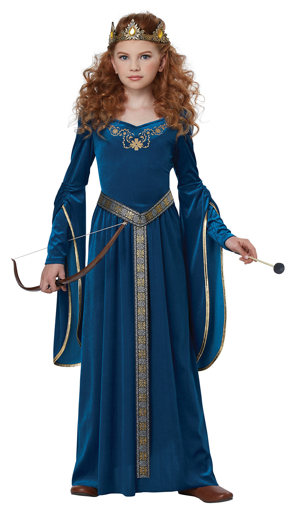 Girls Medieval Princess Fancy Dress Costume | Kids | Girls | Blue Girls Medieval Princess Fancy Dress Costume | Kids | Girls | Blue