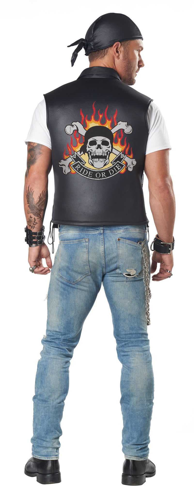 Unisex Bada** Biker Vest Costume