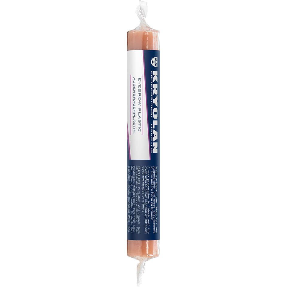 A tube of Kryolan Eyebrow Plastic Makeup.