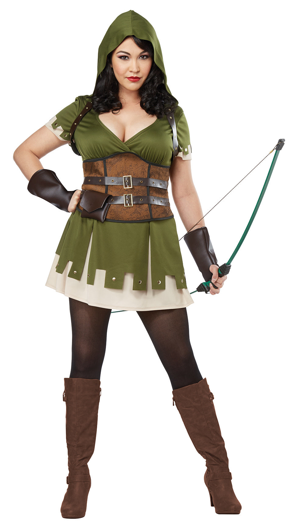 Women's Plus Size Lady Robin Hood Costume