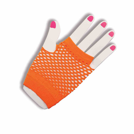 Fishnet Fingerless Gloves: Short