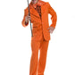 Men's Orange Funny Tuxedo Costume