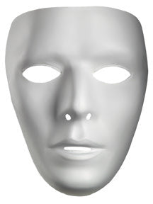 Blank White Mask - Male