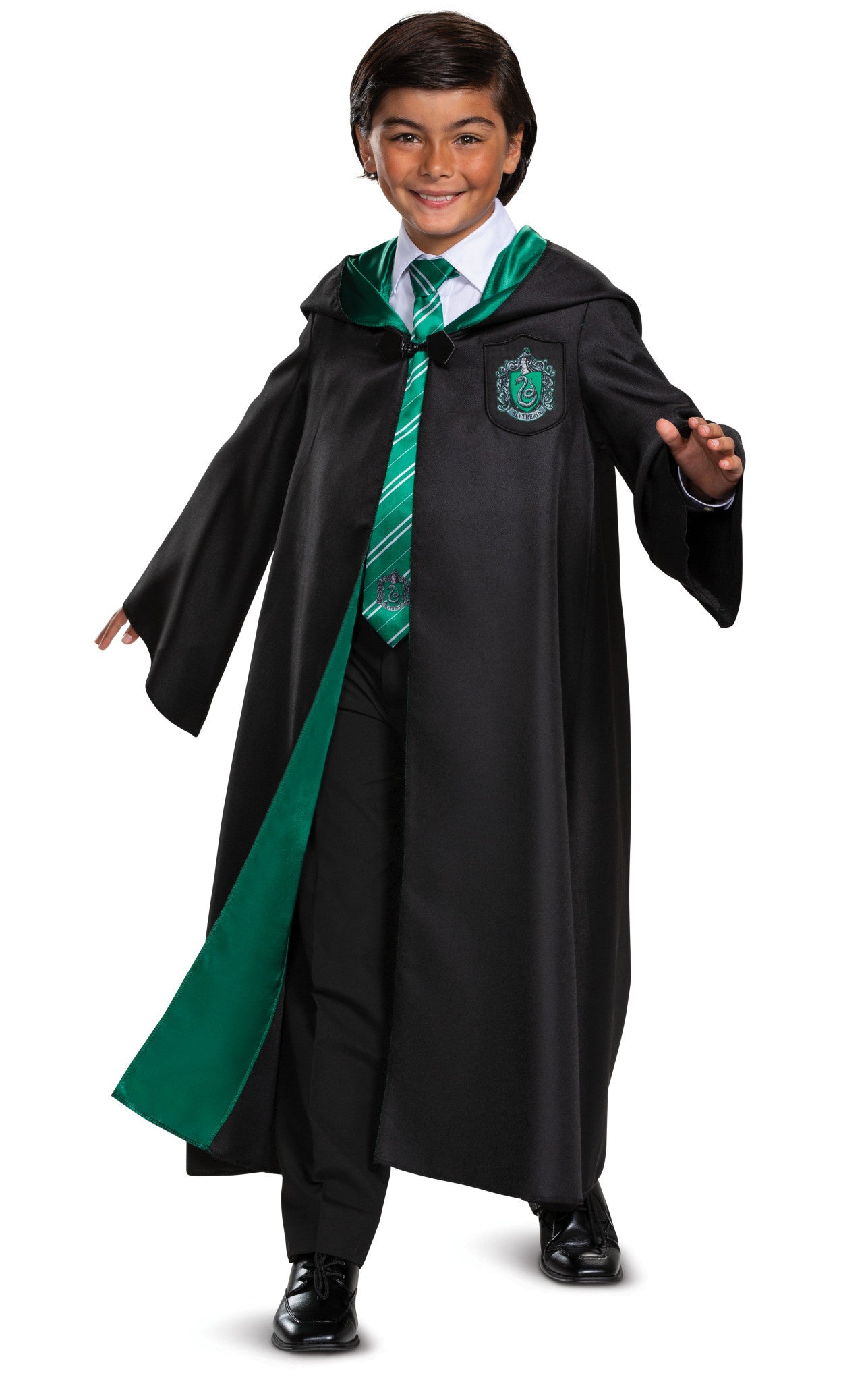 Kid's Deluxe Harry Potter™ Slytherin Robe Costume - Small (1 Piece(s))