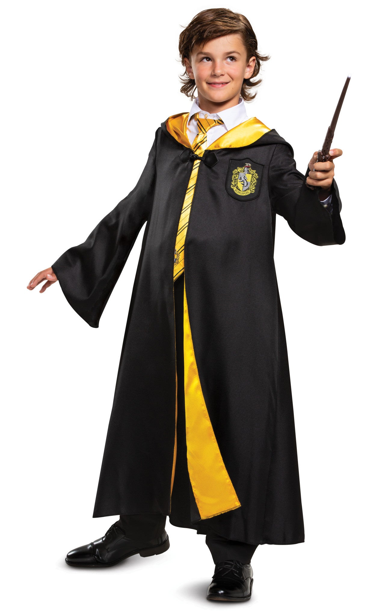 Kids Deluxe Hufflepuff Robe Harry Potter Johnnie Brocks