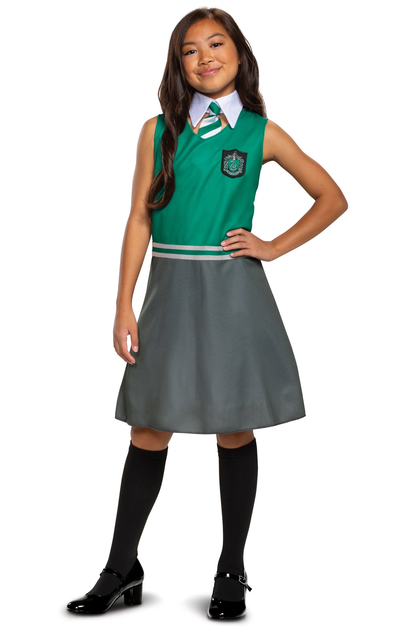 slytherin formal dress Harry Potter Slytherin Color-Block Dress