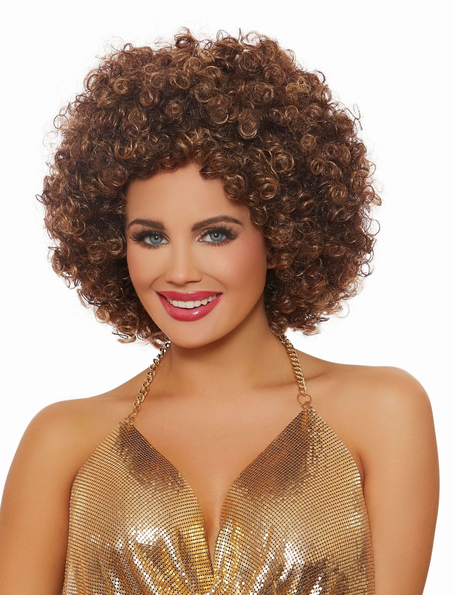 Unisex Afro Wig - Brown