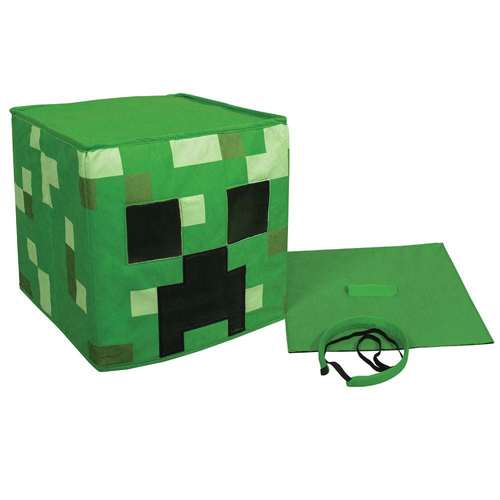 Minecraft Creeper Block Head Mask