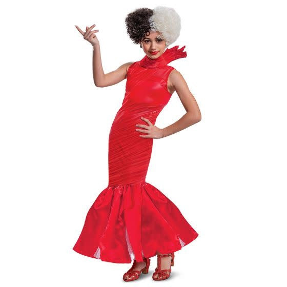 Girl's Deluxe Cruella Live Action Red Dress