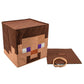Minecraft Steve Block Head Mask