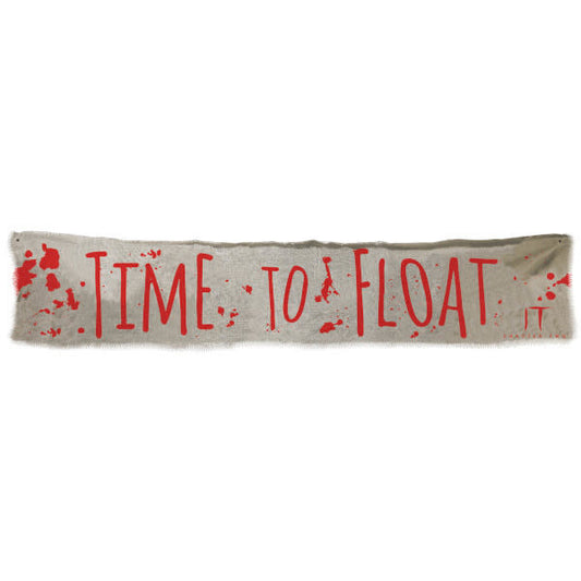 It Chapter 2™ Cloth Banner: "Time To Float" (12.5" H x 72" W)
