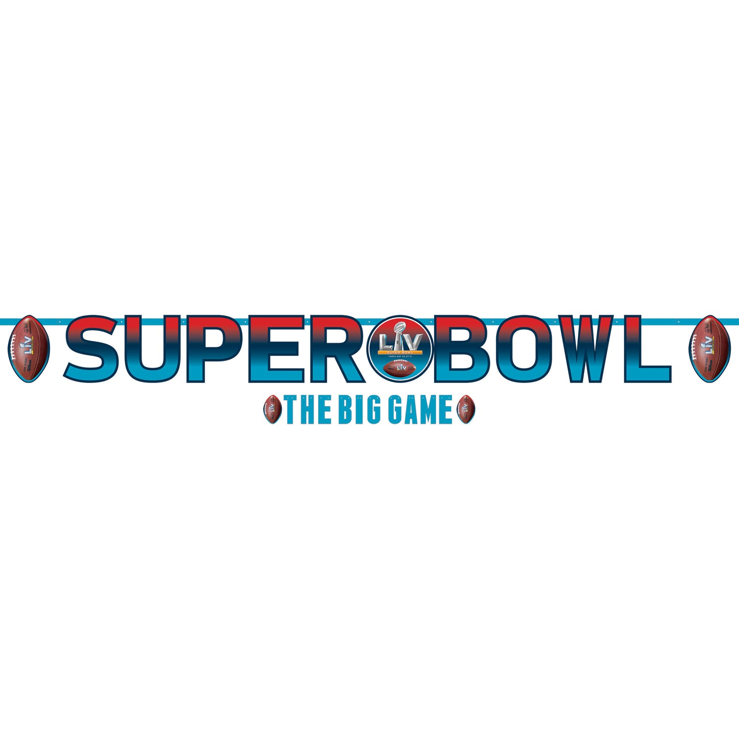 Jumbo Letter Banner Kit: Super Bowl LV