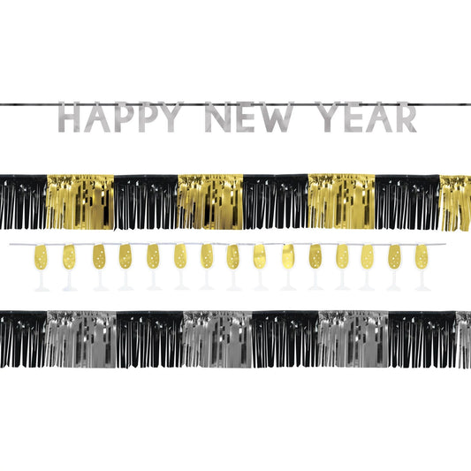 Happy New Year Banner Kit (4 Pack)