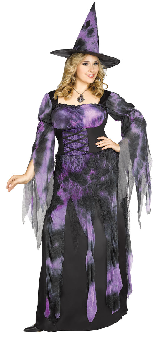 Women's Plus Size Starlight Witch Costume
