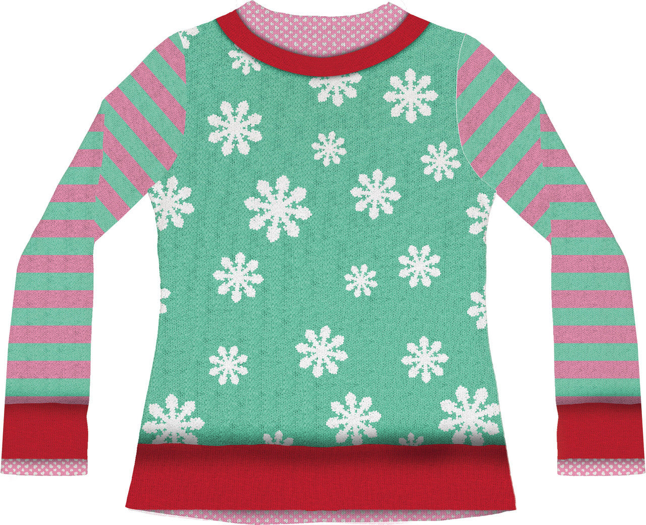 Ladies Sweater Tee: Wiener Wonderland