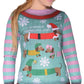 Ladies Sweater Tee: Wiener Wonderland