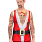 Christmas Sweater Tee: Santa Suit Tank w/ Tattoos