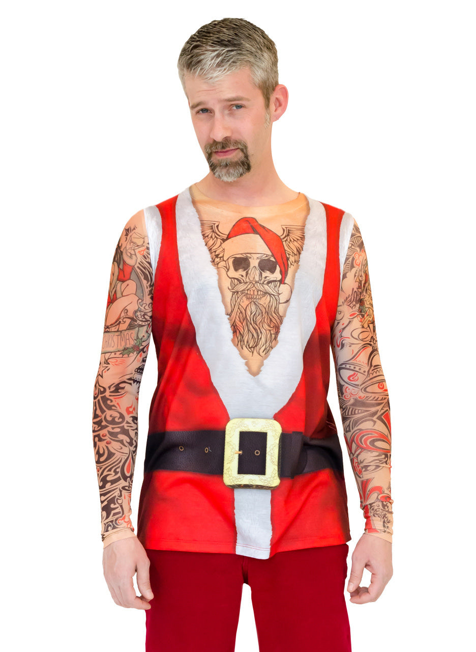 Sweater Tee: Santa Suit Tank w/ Tattoos – Johnnie Brocks