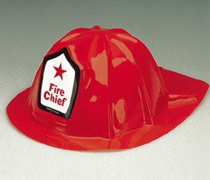 Economy Red Fire Chief Hat - Child