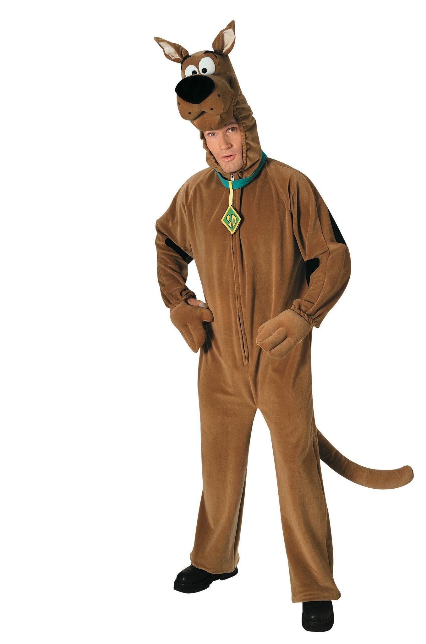Rubie s Costume Men s Scooby Doo Plush Deluxe Brown OS