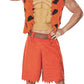 Men's Deluxe Bamm Bamm Costume with Muscle Chest