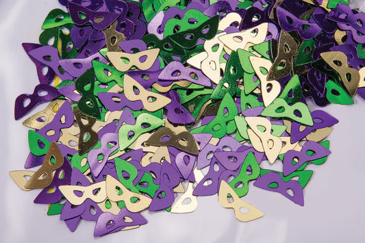 Mardi Gras Masks Confetti: PGG