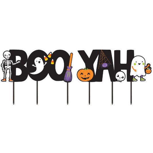 Halloween Yard Sign: Boo-Yah!
