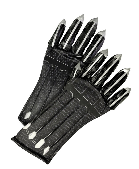 Deluxe Black Panther Gloves: Child One Size