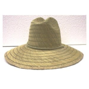Bamboo Straw Lifeguard Hat