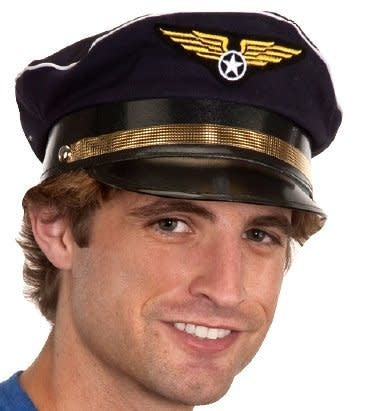 Airline Pilot Hat - Navy