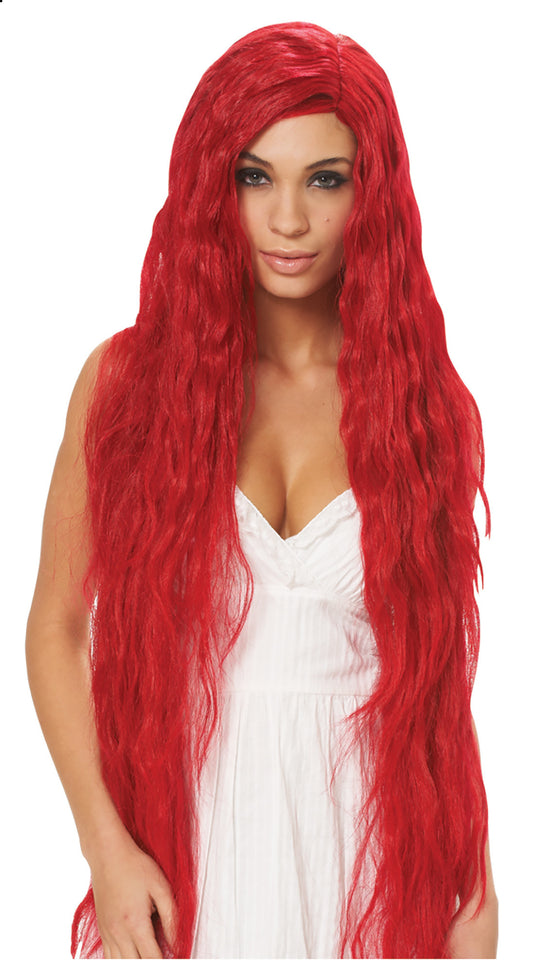 Fantasy Maiden Wig - Hot Red