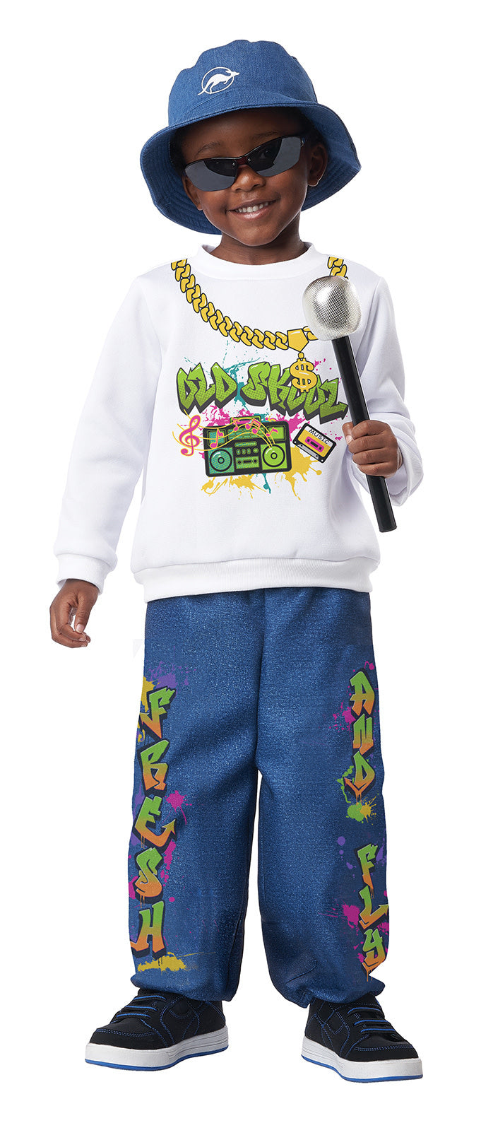 Children jazz rapper singers hip hop dance outfitsboys hip-hop clothing  jazz dance suit girl loose handsome T-shirt