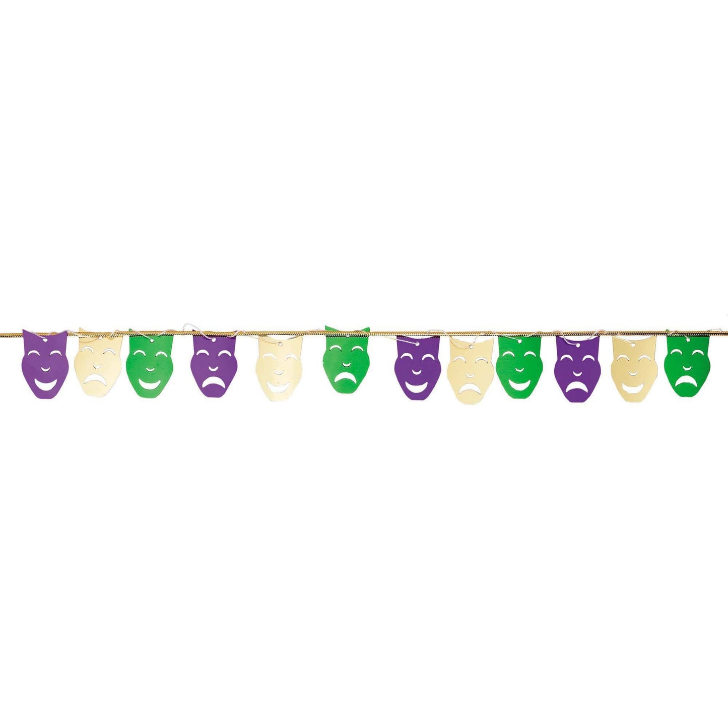 Mardi Gras Mask String Garland